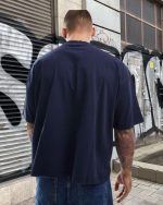 Oxford Blue  Solid T-Shirt - Image 2