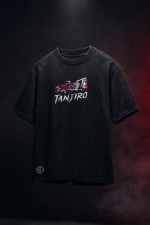 Tanjiro  Acidwash Oversized TEE - Image 2
