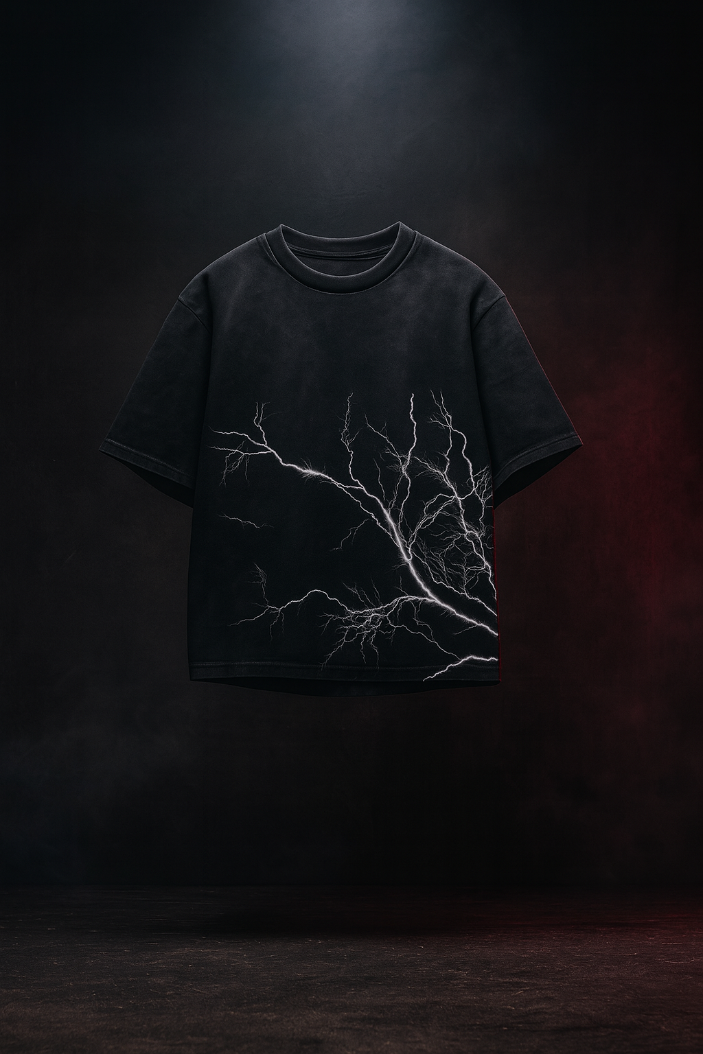 thunder Thunder Acidwash Oversized TEE - Image 1