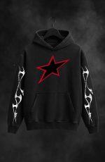 Dark Flare Acid wash Oversized Hoodie
