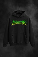 Monster Acid wash Oversized Hoodie - Image 2