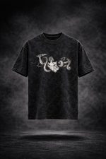 Snake & Warrior Acid Wash Oversized Tee - Image 2