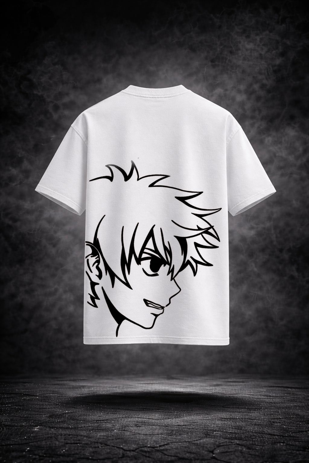 WhatsApp Image 2026-04-09 at 12.28.32 AM (1) Anime (White) Oversized Tee - Image 1